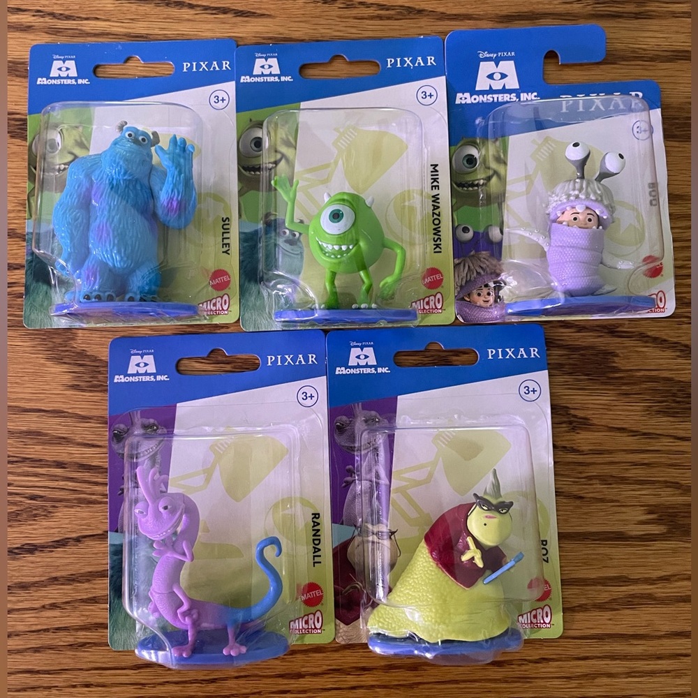 New Monster’s Inc. set of 5. Toys. Figures. Cake toppers.
